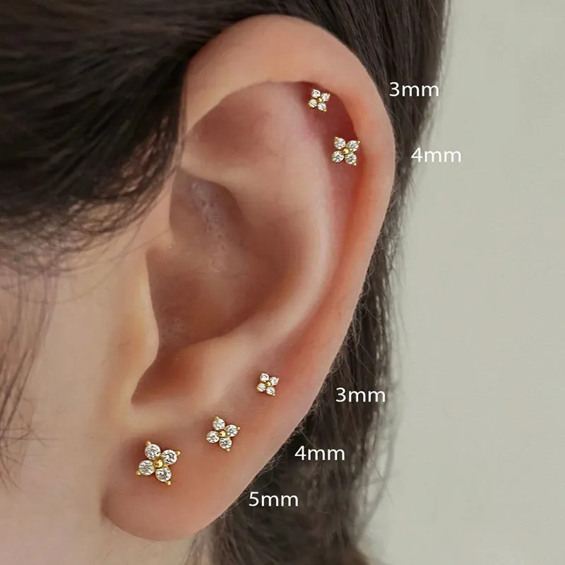 FLOWER EARRIN STUDS