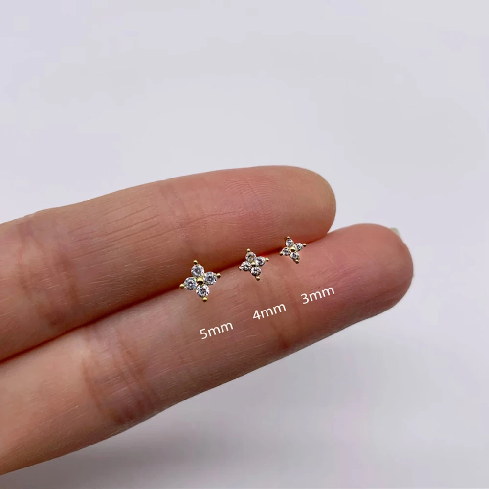 FLOWER EARRIN STUDS