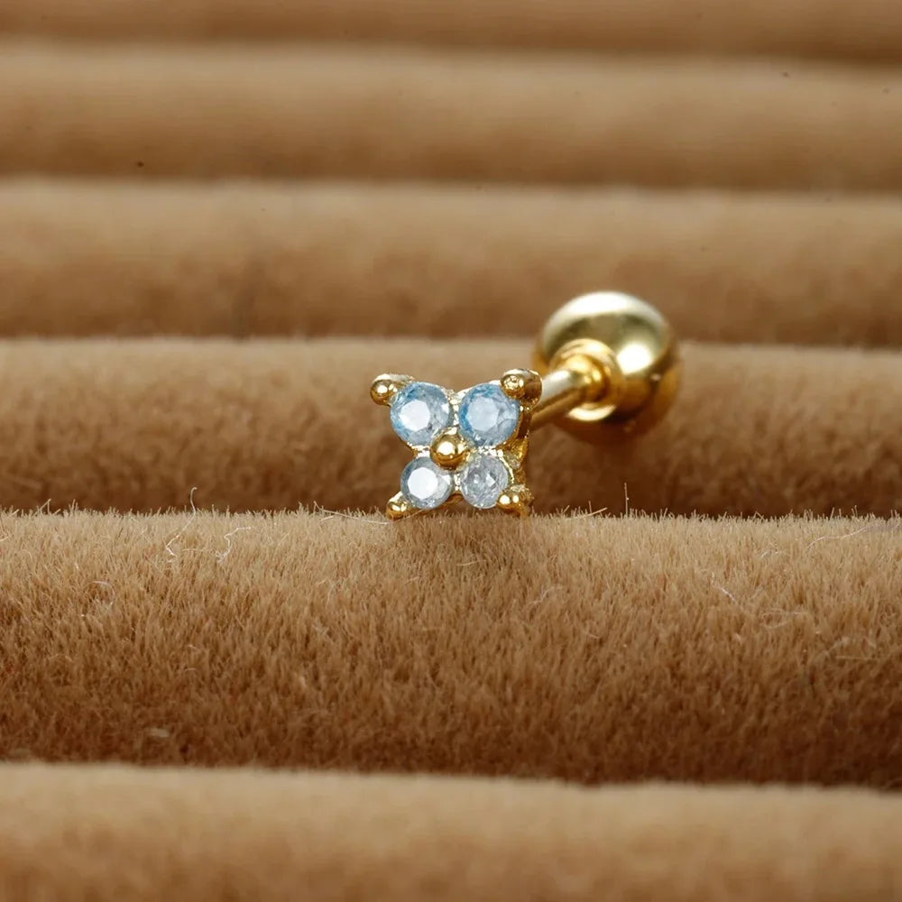 ZODIAC BIRTHSTONE EARRINGS