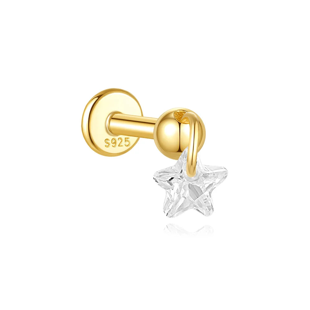 BLENDED FLAT BACK EARRINGS