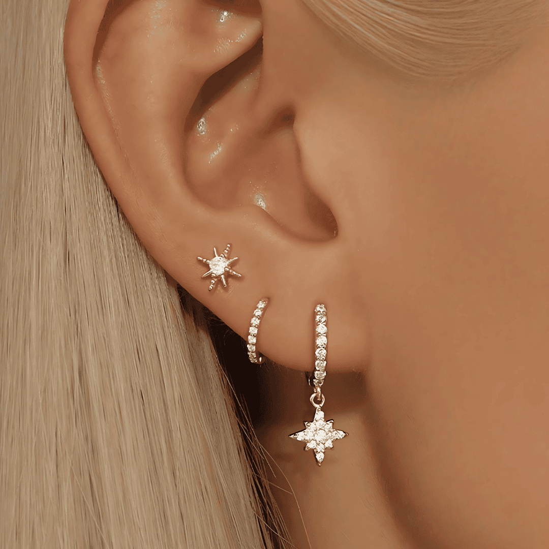 STELLA STAR EARRING SET