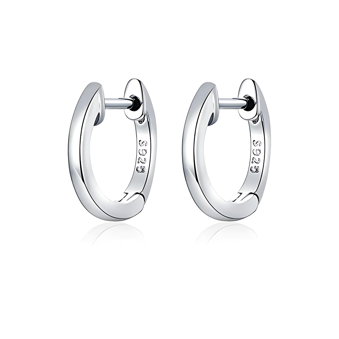 CRYSTAL HOOP EARRINGS