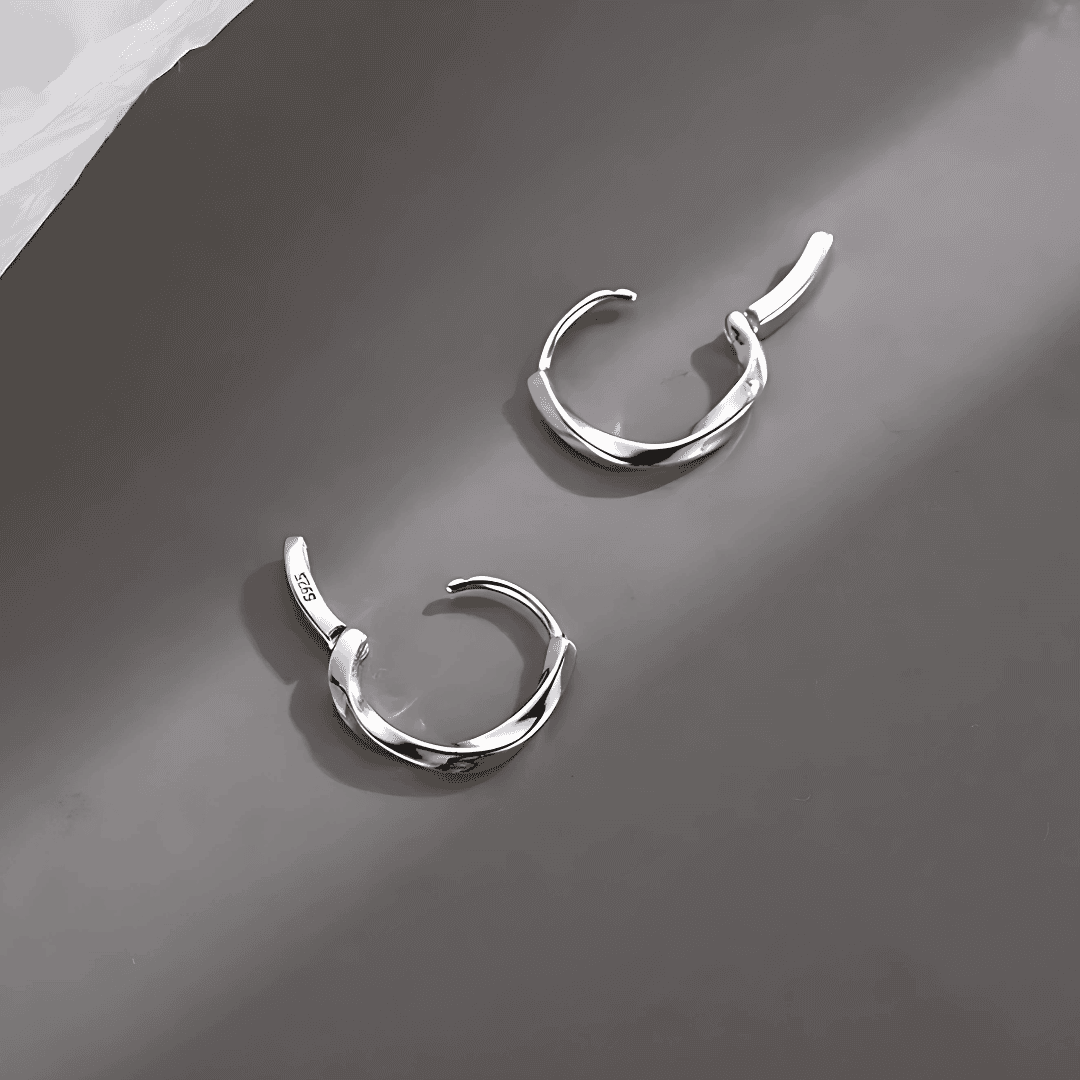 SOFT CURVE EARRINGS S925