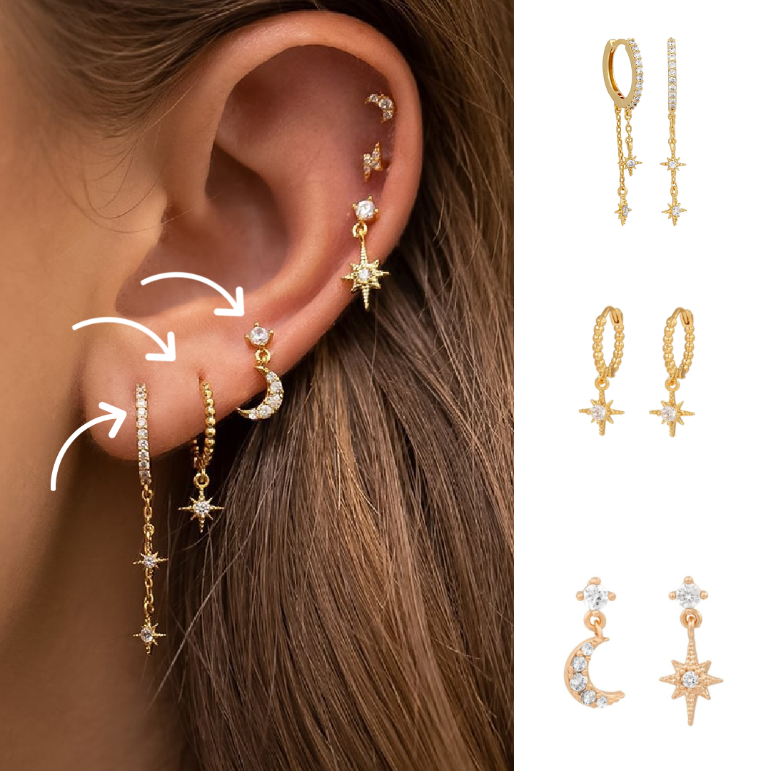 STARLIGHT EARRING COLLECTION 316L