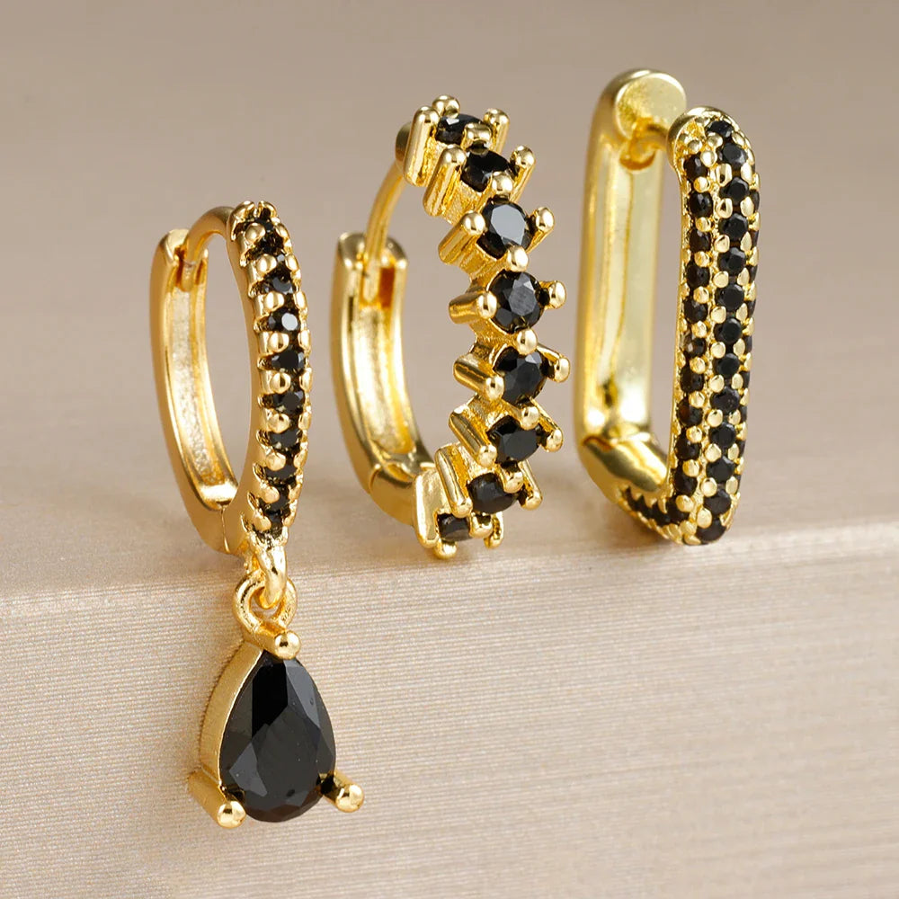 BELLA WATER DROP EARRING SET