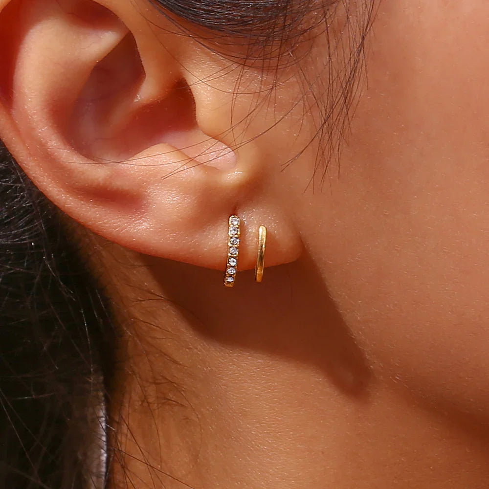 VICTORIA DOUBLE LAYER EARRINGS
