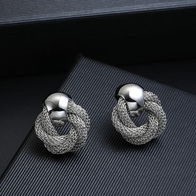 LUNA TWIST EARRING SET