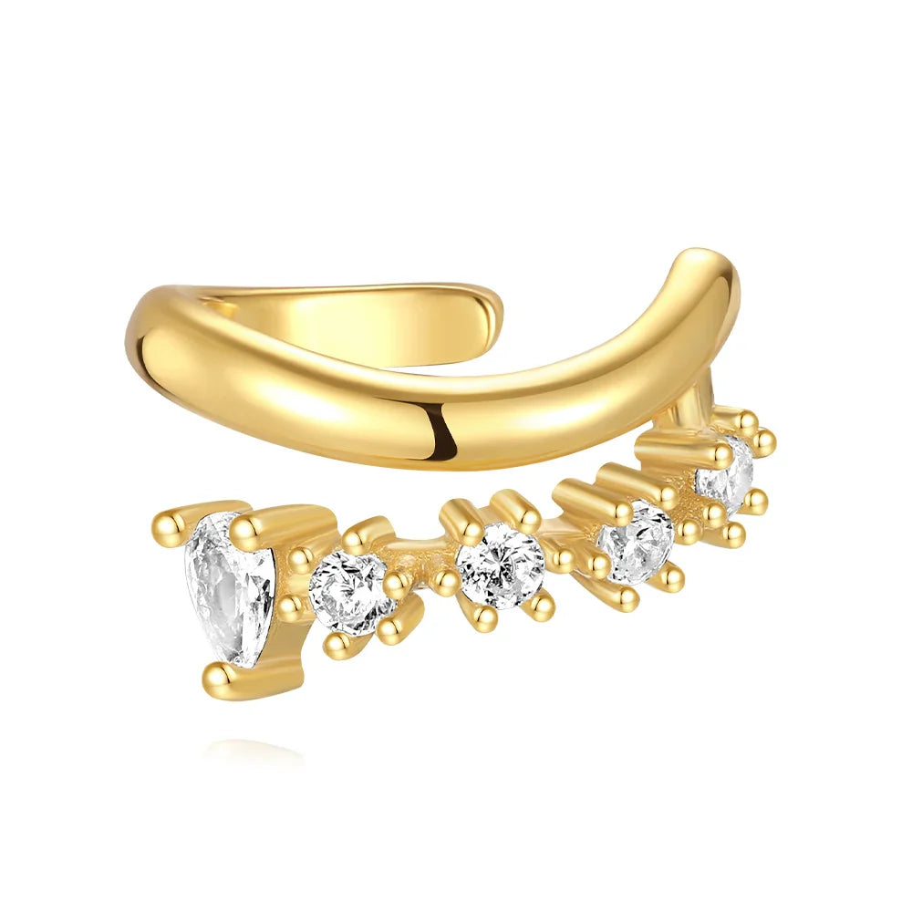 NYLA DOUBLE LAYER EAR CUFF