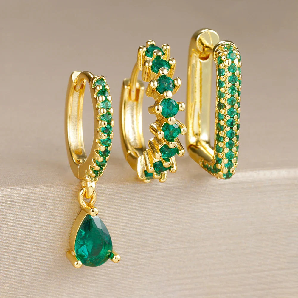 BELLA WATER DROP EARRING SET