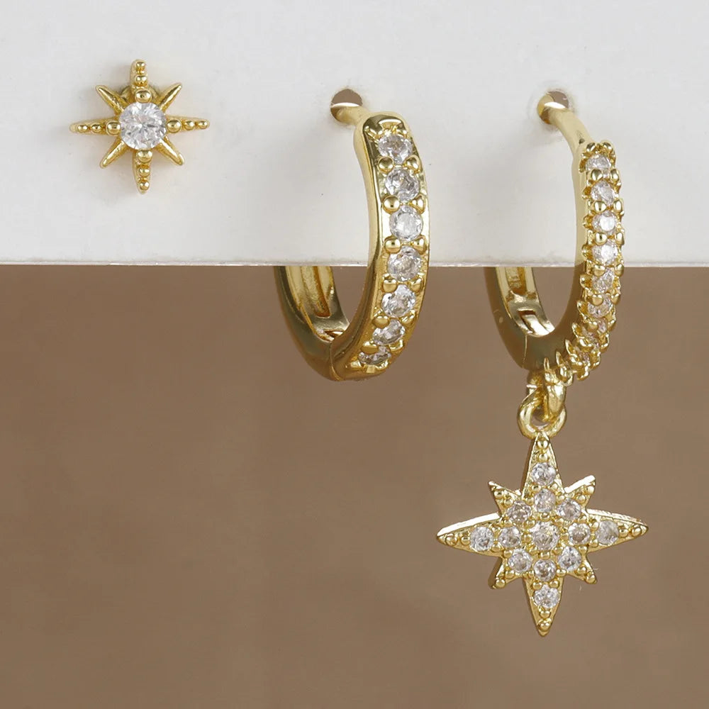 STELLA STAR EARRING SET