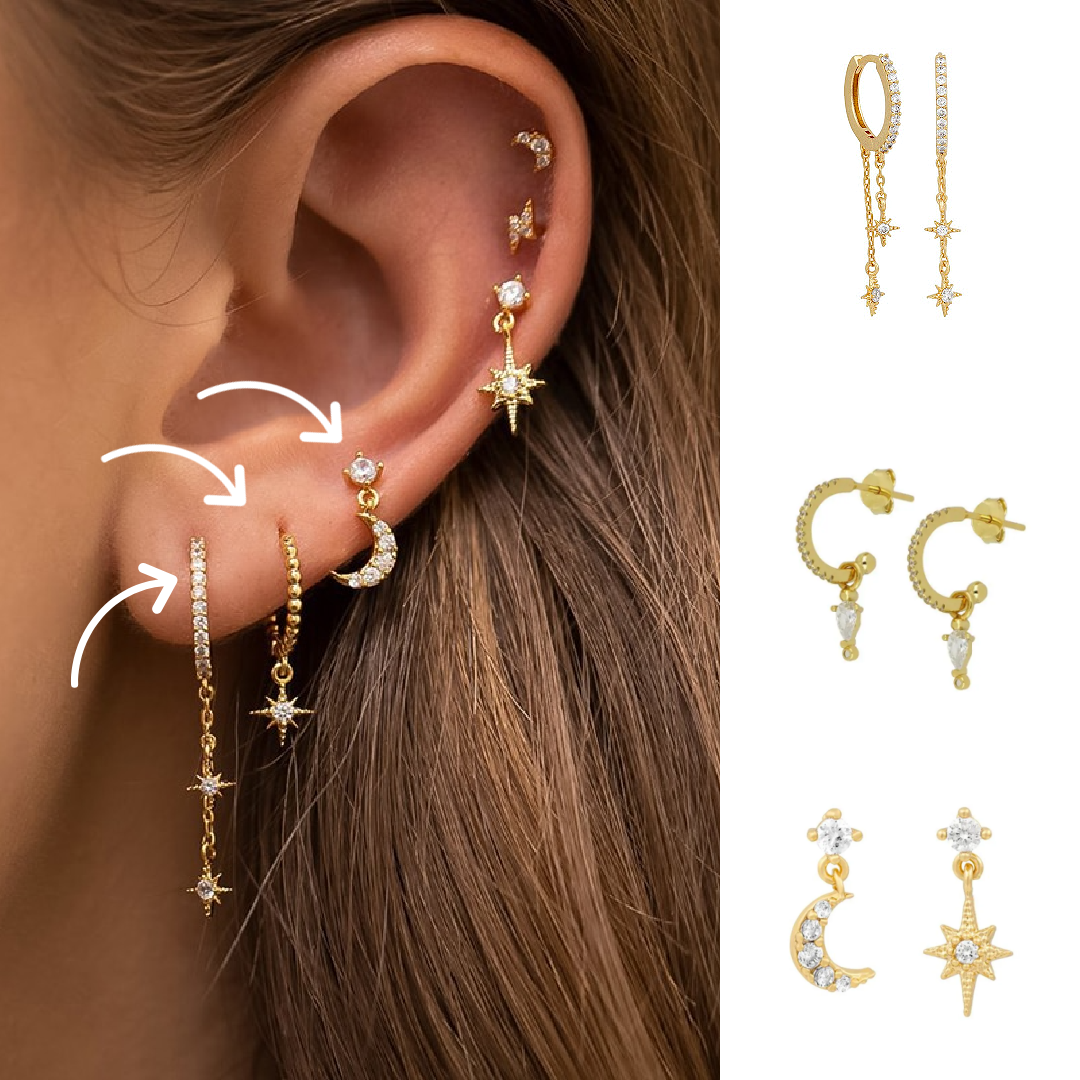 STARLIGHT EARRING COLLECTION 316L